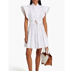 Derek Lam Finn Ruffle Wrap Dress Size 8
